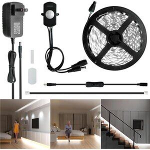 Dimmable Motion Sensor LED StripLight Under Cabinet Lighting Kit,LED Strip Light